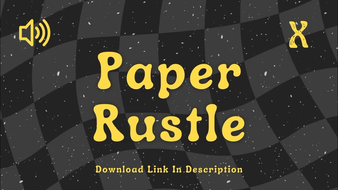 Paper Rustle Sound Effect No Copyright YouTube paper-rustle-sound-effect-no-copyright-youtube