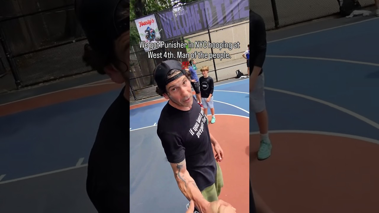 THE PUNISHER SHOOTING HOOPS IN NY 🔥😤