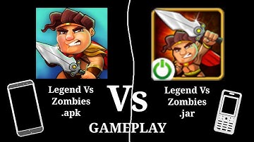Legend Vs Zombies.apk & Legend Vs Zombies.jar Gameplay Android Phone Version Vs Mobile Phone Version