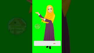 Wow !😛Short 6~ Muslimah Berbicara 5🤓 Free Download Green Screen 😲#Shorts #fyp #animasi #greenscreen