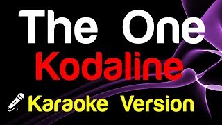 🎤 Kodaline - The One (Karaoke Version)