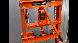 THE VEVOR 12 TON HYDRAULIC PRESS. ASSEMBLY, REVIEW & TEST. Plus using it to make a coin pendant