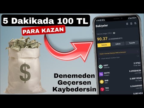 5 Dakikada 300 TL Bedava Para Kazan 💸 İnternetten Para Kazanma Sitesi 💰