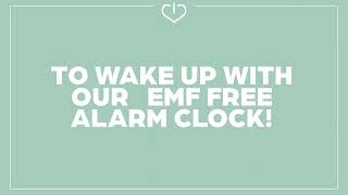 The no EMF Alarm Clock. Analog is a Beautiful Way To Wake Up and Enjoy a healthy EMF-Free lifestyle.