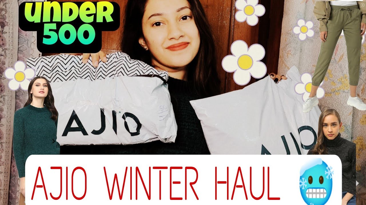 AJIO WINTER HAUL 🥶| UNDER 500| HOW TO GET DISCOUNT| NON SPONSORED| 
