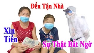 Sự Thật Ngã Ngửa Hoàn Cảnh 2 Mẹ Con Đi Bộ Đến Xin Tiền Khương Dừa