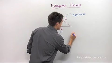 Using the Pythagorean Theorem to find a Missing Hypotenuse