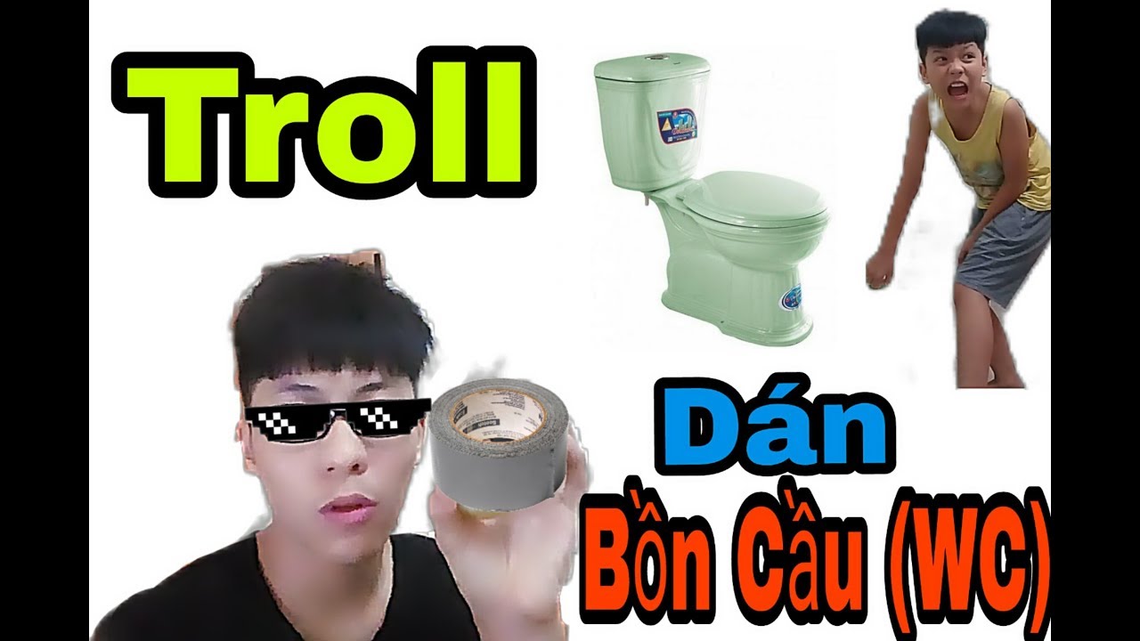 Duy Anh Vlogs - Troll Dán Băng Dính Vào Bồn Cầu ( WC )... - youtube