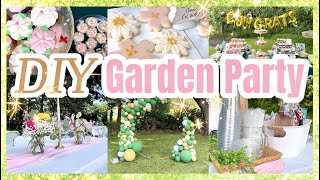 DIY FLOWER GARDEN PARTY IDEAS | Floral Party Decor DIYS