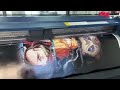 Demon Slayer car wrap printing process