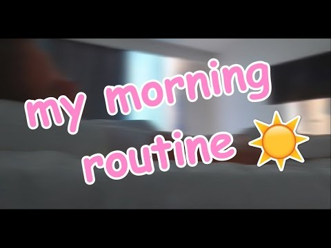 Моё утро / my morning routine 