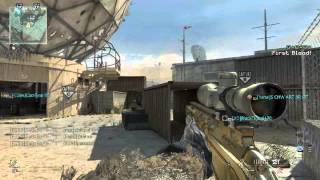 MW3 Triple Collateral First Blood On Dome!