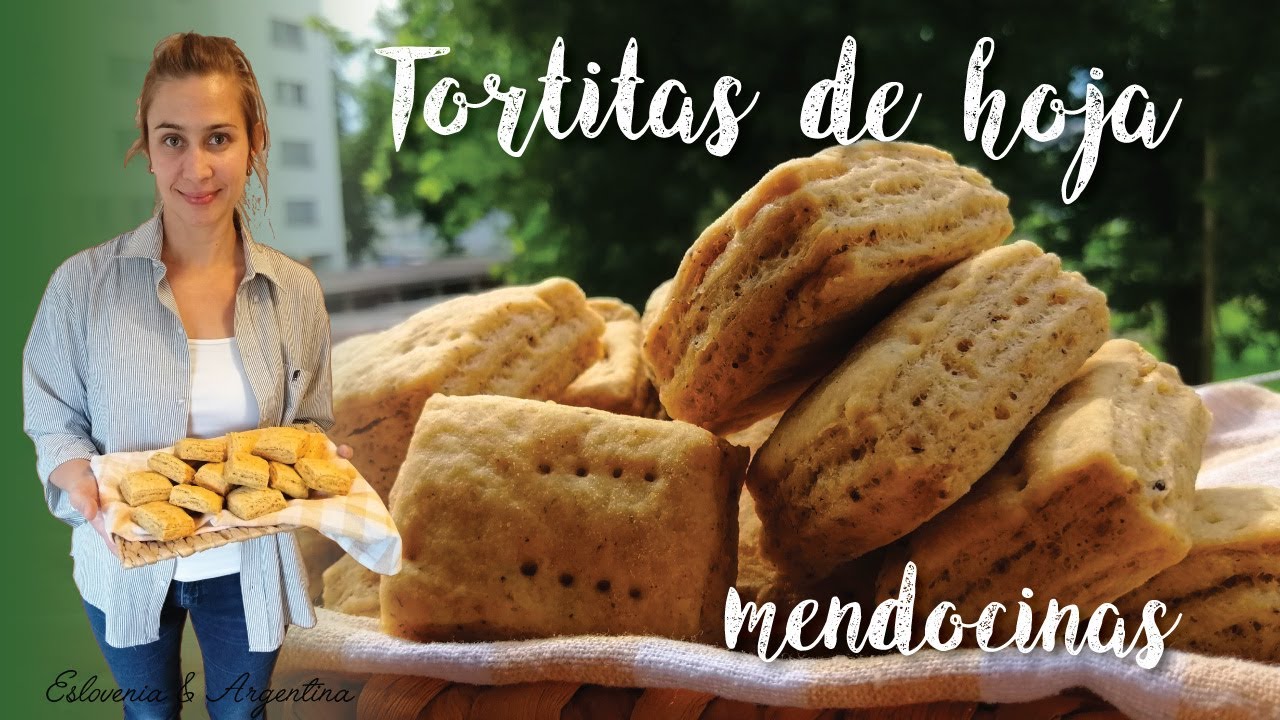 Receta TORTITAS de HOJA Mendocinas | RÁPIDO y Fácil | Para acompañar el MATE. Criollitos mendocinos