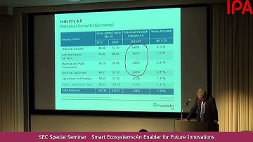 SEC Special Seminar：Smart Ecosystems:An Enabler for Future Innovations