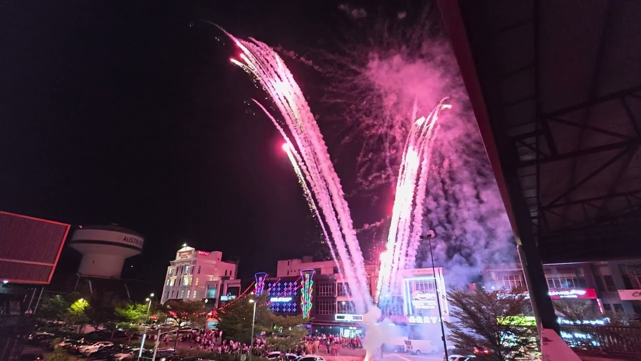 138 shot fireworks cake 