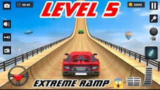 Mega Ramp Car Stunts 3D Level 5 | Level 5 |Extreme Car Stunts & Impossible Track | Android Gameplay  screenshot 3
