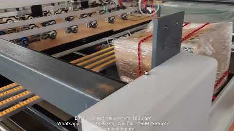 two pieces folder gluer workshop