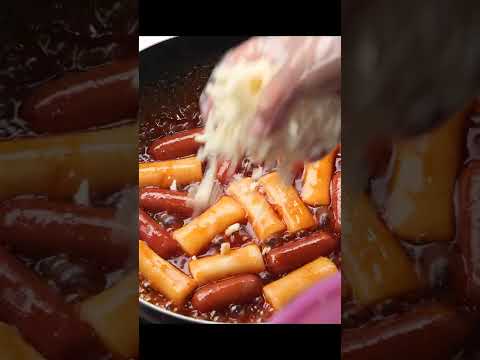 최애 <strong>야식메뉴</strong> 만들기! 치즈 소떡소떡Cheese Sausage and Tteok #shorts