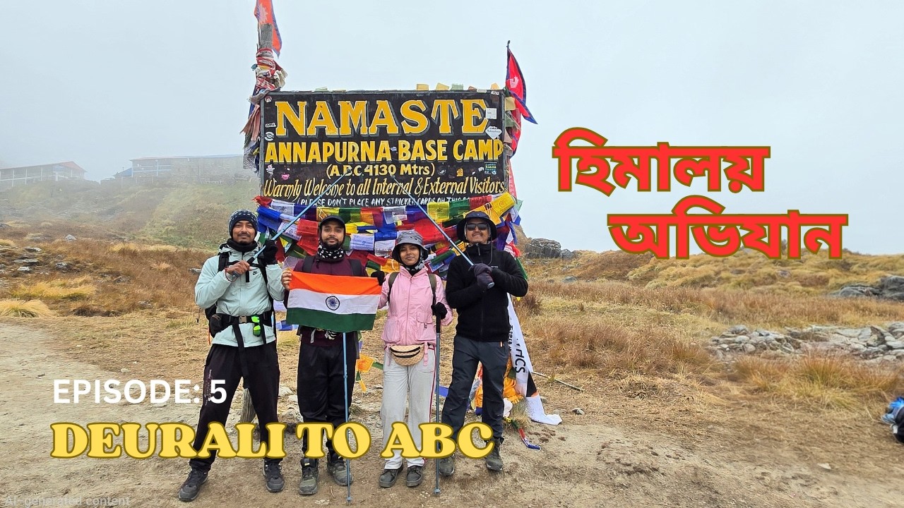 DEURALI TO ABC * ANNAPURNA BASE CAMP * OUR FIRST TREK