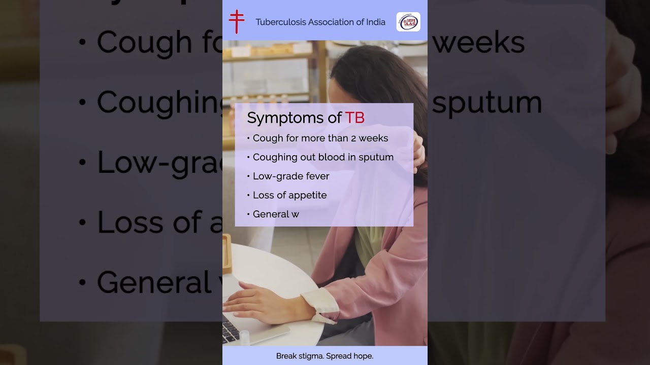 Don’t ignore these TB symptoms! | Early Detection Saves Lives 