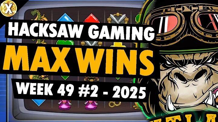 HACKSAW GAMING MAX WINS (WEEK 49 #2 - 2025)