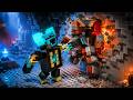 Pillager raid - Warden‘s treasure ( Warden 2) - Lego Stop Motion | Minecraft Animation