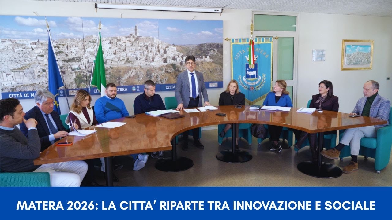 BASILICATA MEDIA | Matera 2026: l'intervista al sindaco sulla strategia per l'anno nuovo