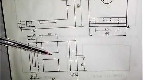 Orthographic Views into Isometric view