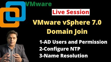 How to join vSphere esxi 7.0 to domain controller step by step guide |VMware vSphere Training