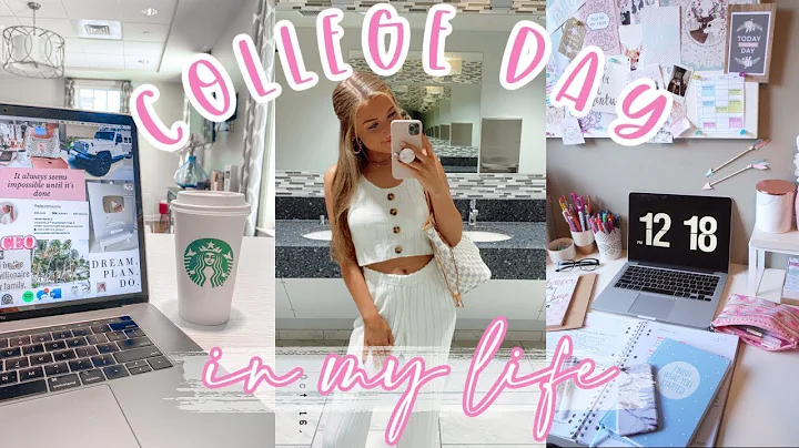 College Day In My Life | Mini Haul, Nail Salon, Ho...