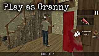 Play as Granny - Full Gameplay (granny old version)