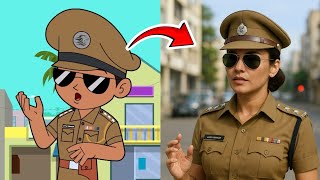 Little Singham Cartoon All Characters In Reel Life But Opposite Gender