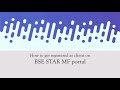 How to register as client on bse star mf platform for online mutual fund transactions