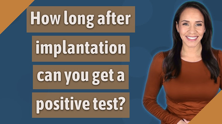 How long after implantation can i test for pregnancy