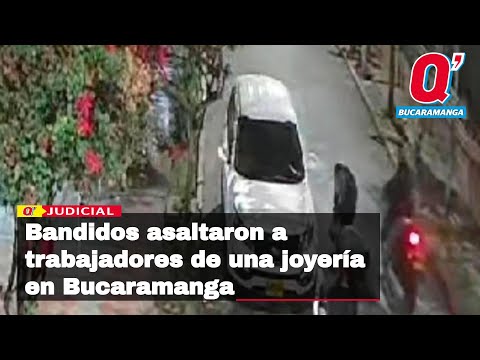 Bandidos asaltaron a trabajadores de una joyería en Bucaramanga