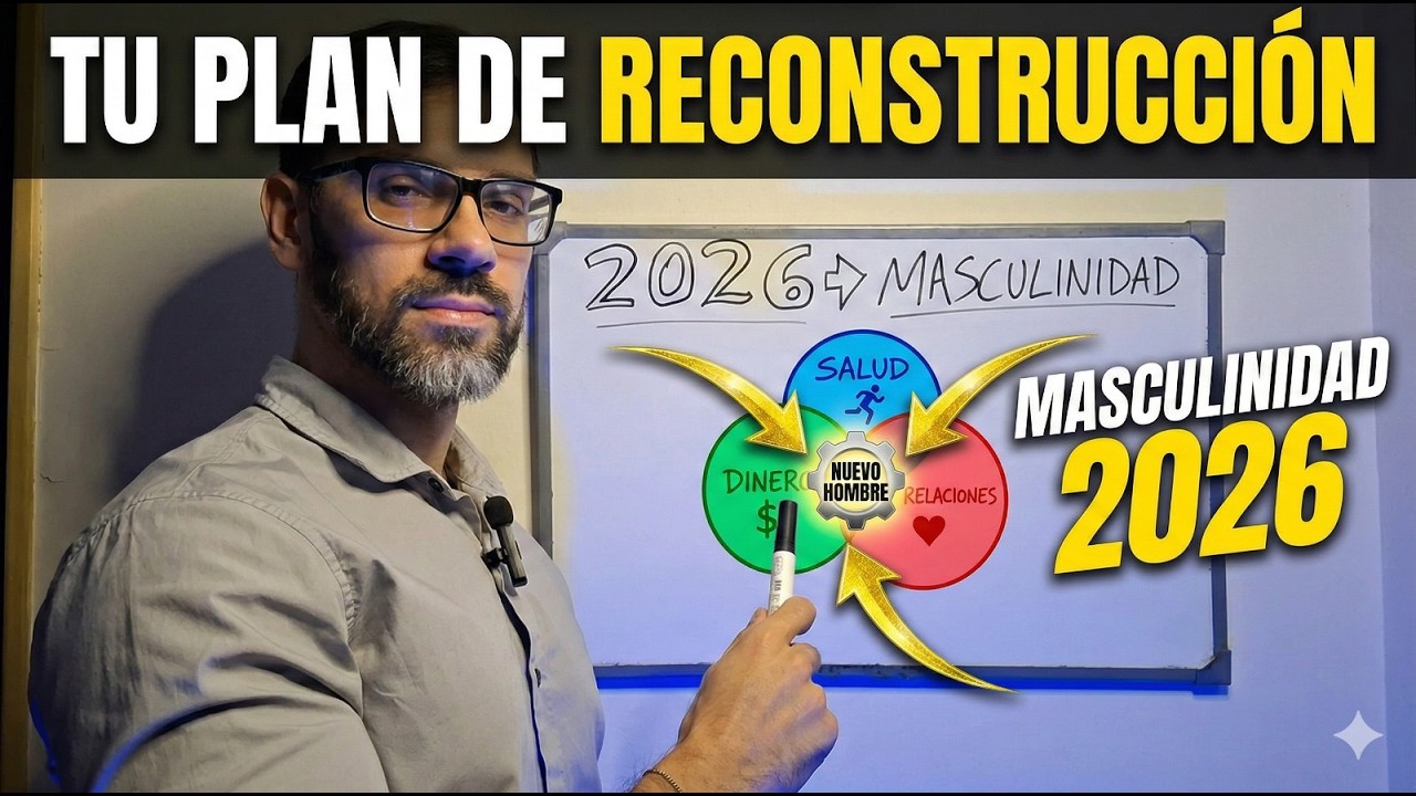 Como dejar de ser un HOMBRE FEMENINO: 3 pilares para tu RECONSTRUCCION como HOMBRE MASCULINO en 2026