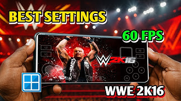 WWE 2K16 BEST SETTINGS on Winlator | Smooth Gameplay ⚡️(Bionic + Ludashi Tested!)