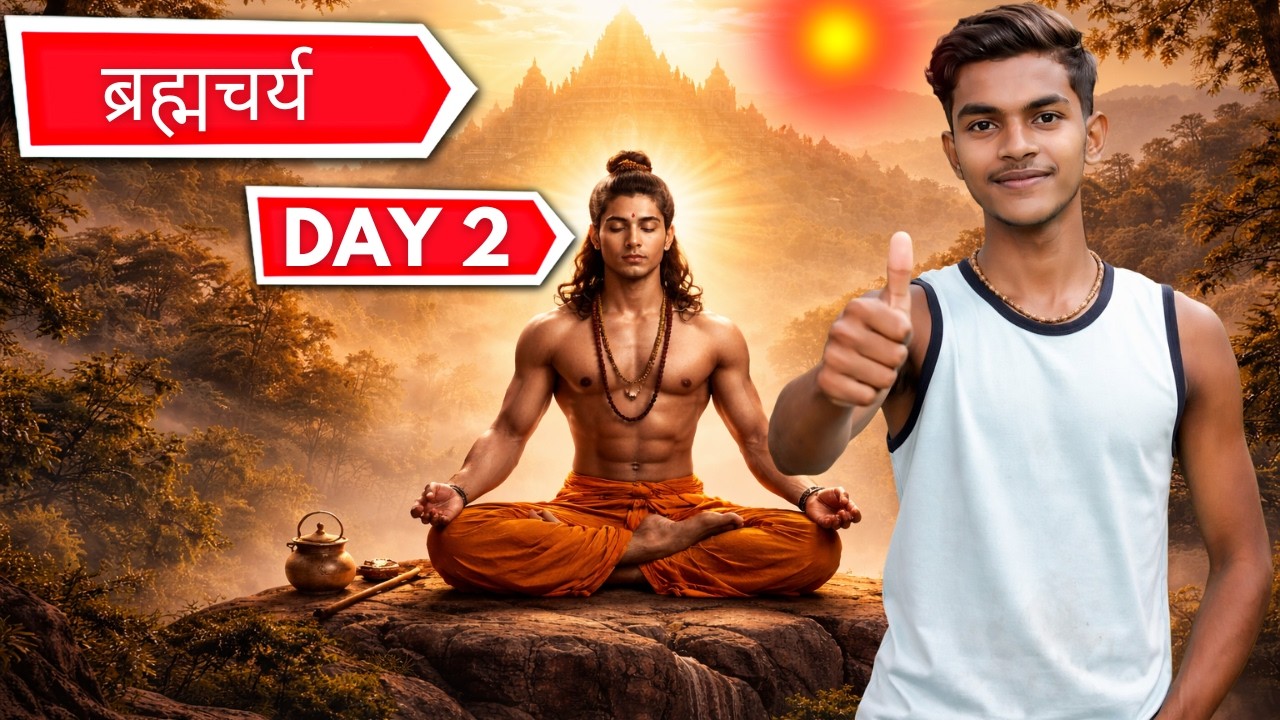 Brahmacharya Day 2 Complete 🔥 | ब्रह्मचर्य दूसरा दिन अनुभव | Self Control Journey