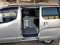 Silver Nissan NV200 1.6 Petrol, Auto, Campervan Conversion Elevating Roof, Low Miles