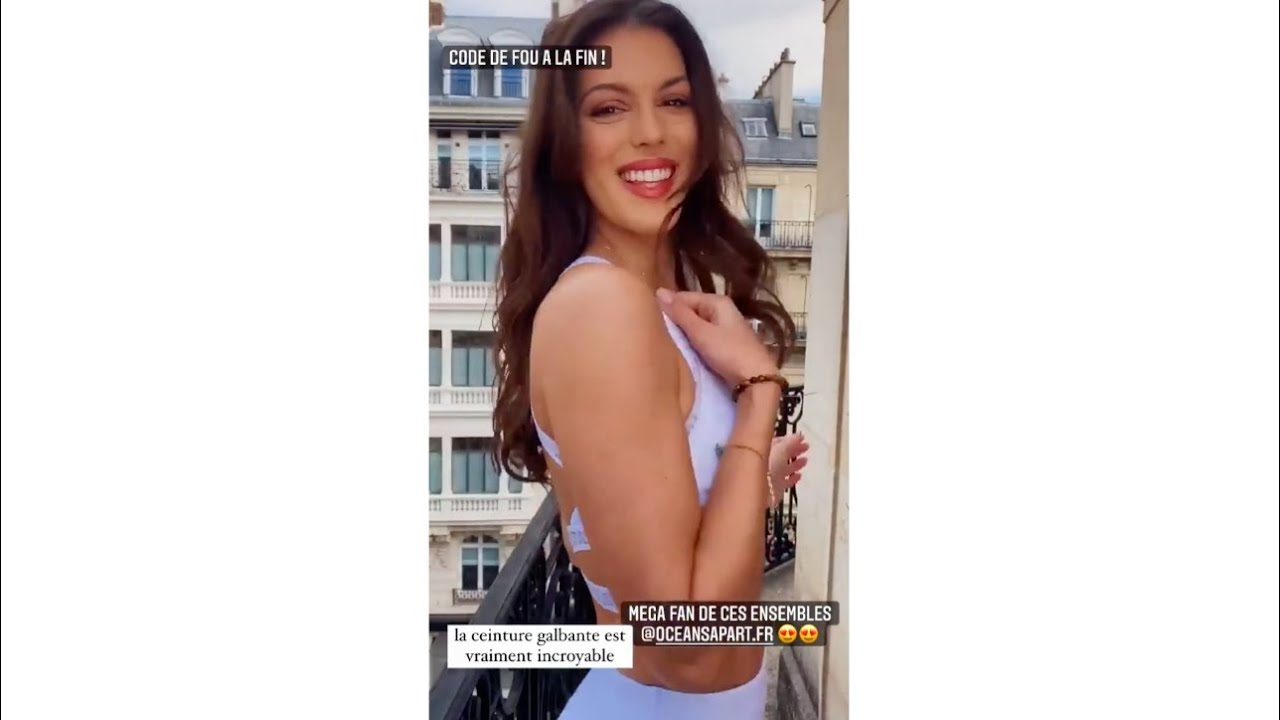 Iris Mittenaere fait du sport