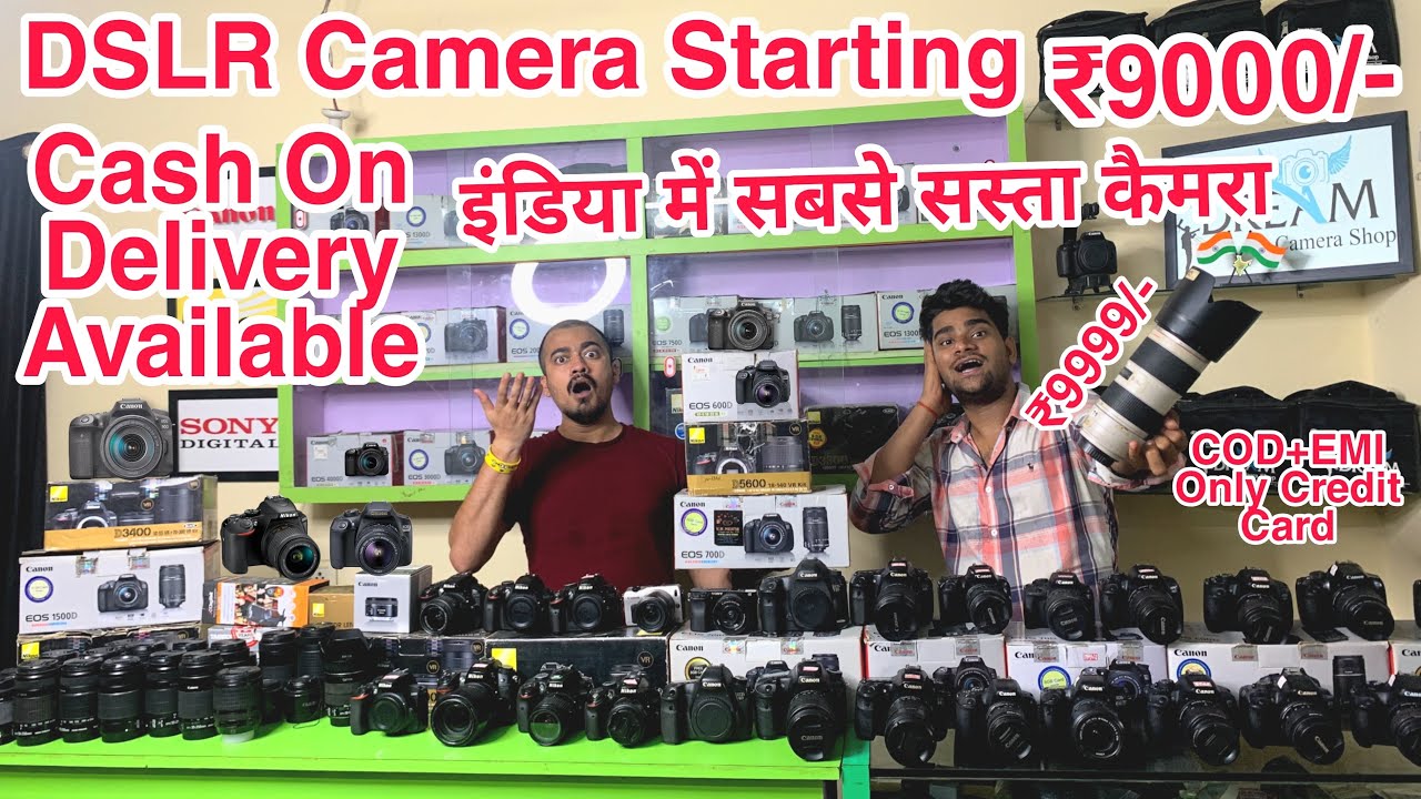 Second Hand DSLR Camera Market In Mumbai Cheapest Price Canon Nikon