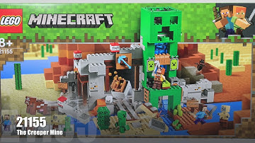 LEGO Minecraft 21155 - The Creeper Mine - [Stop Motion Speed Build]