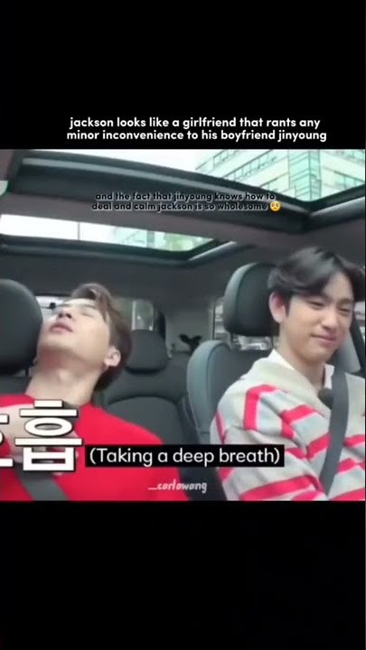 Park Jinyoung Nation's boyfriend 😂💜 #jacksonwang #jinyoung #got7