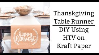 How to make a scripted paper table runner · The Glitzy Pear