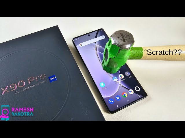 Vivo X90 Pro Screen Scratch Test🔨🔨🔨 