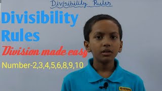 Divisibility Rules for class 5 | Division of numbers | Unlock Your Learning | Maths for juniors |