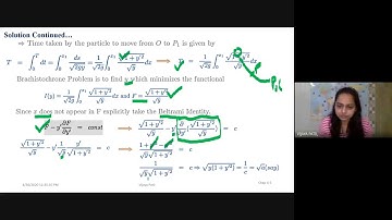 #Calculus of Variations | Brachistochrone Problem