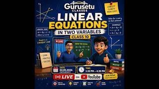 Pair of Linear Equations in Two Variables 🔥 | Class 10 Maths Full Chapter