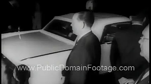 Joseph P. Kennedy JFK's father suffers stroke 1961 Newsreel PublicDomainFootage.com