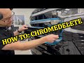 HOW TO: Chromedelete a Silverado High Country